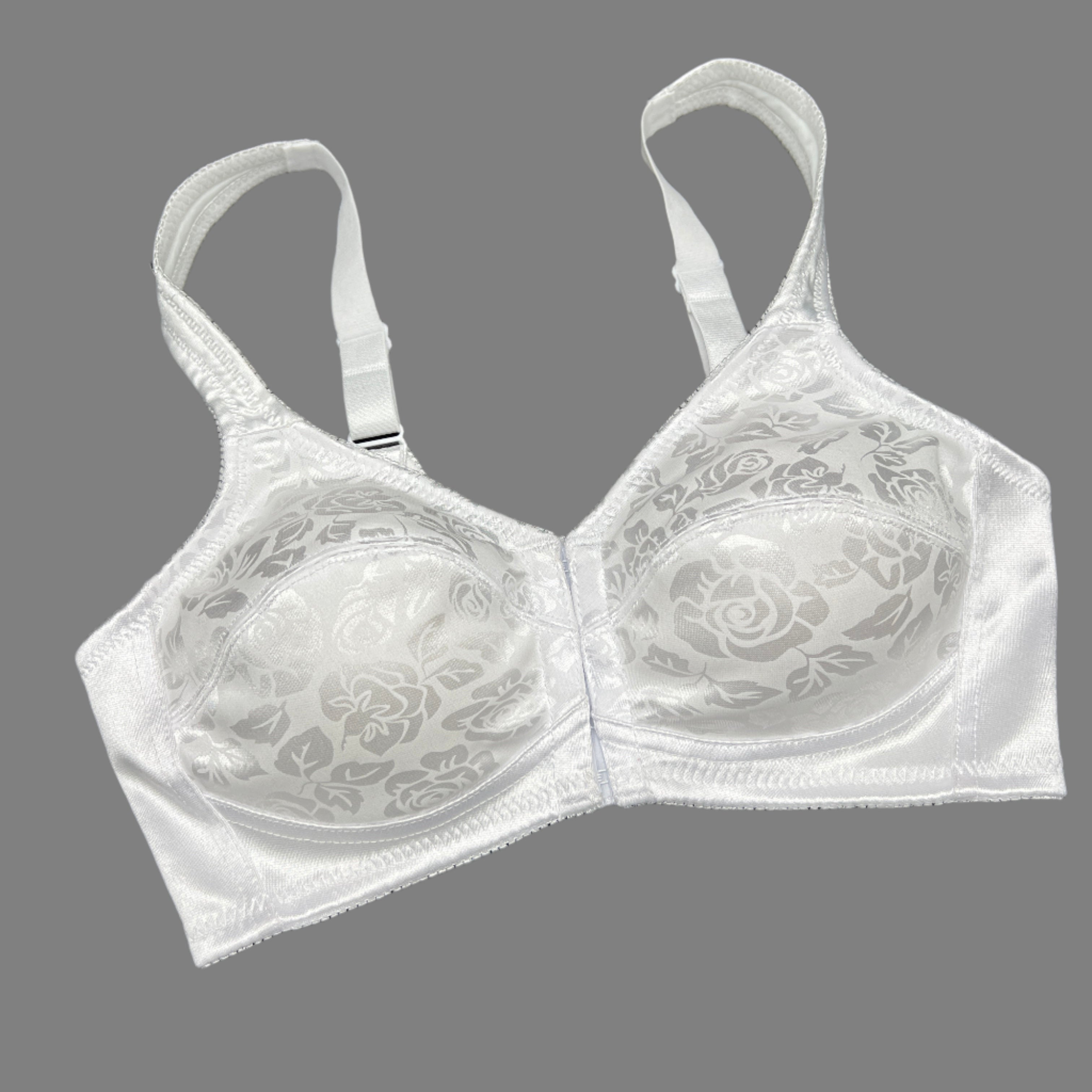 Losha Front-Opening Minimizer Bra – White