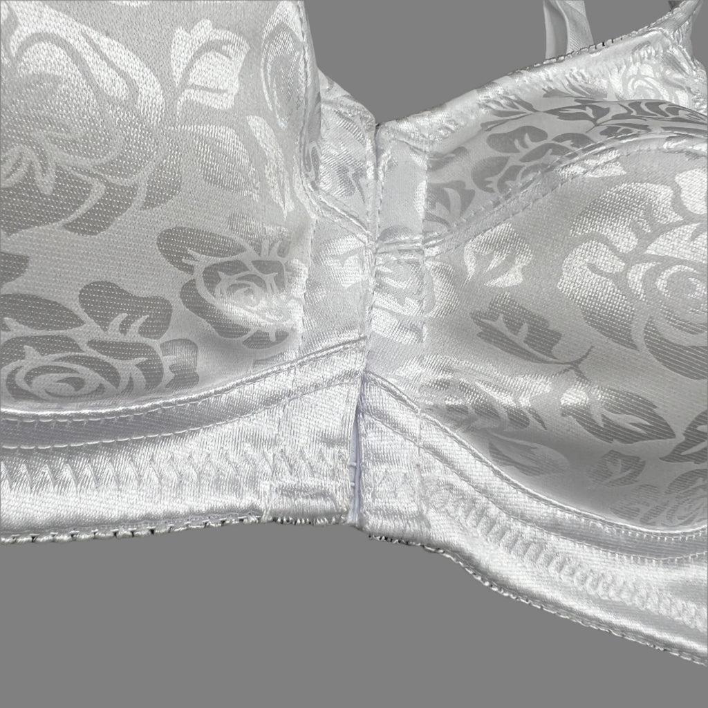 Losha Front-Opening Minimizer Bra – White