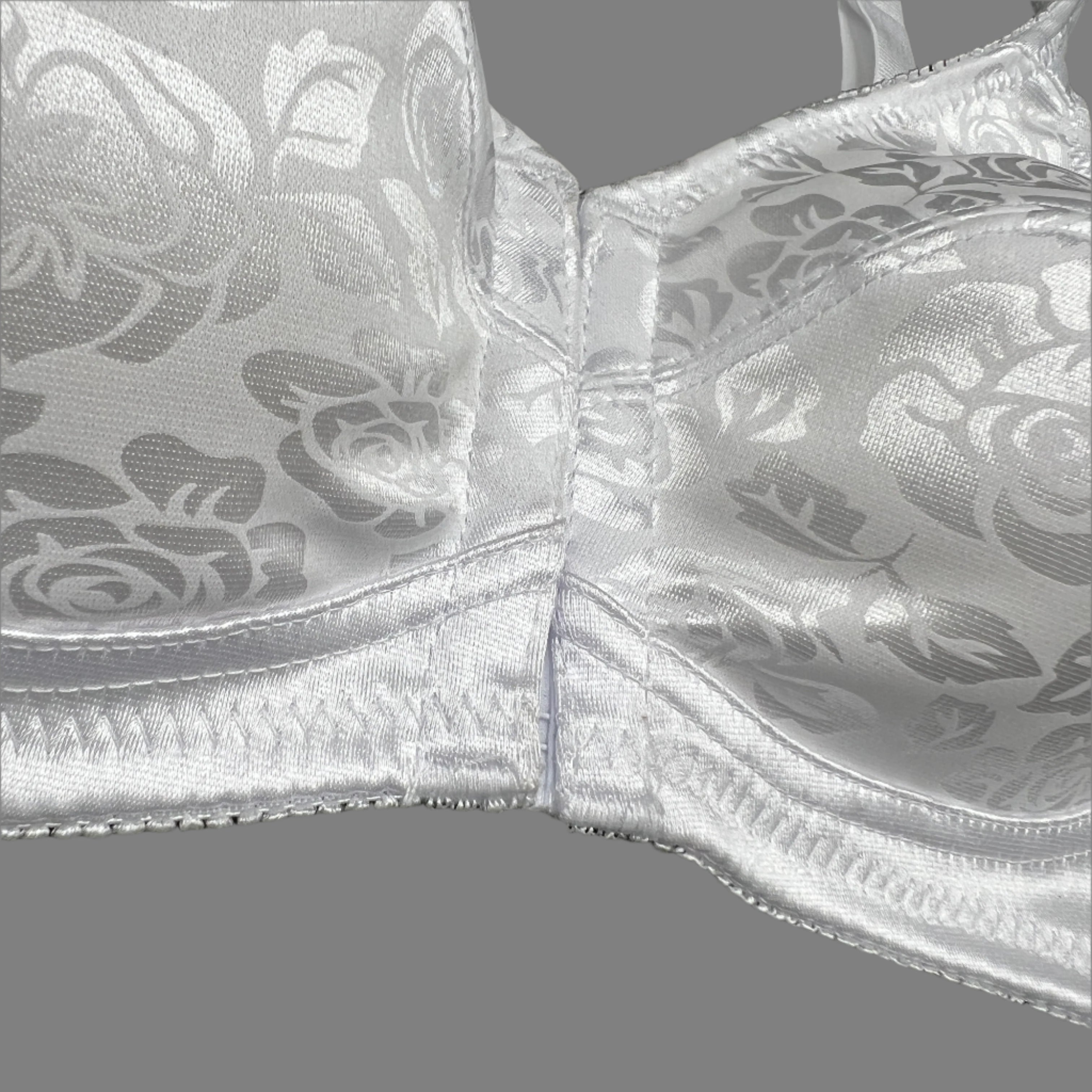 Losha Front-Opening Minimizer Bra – White
