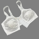 Losha Frontöffnender Minimizer-BH – Weiß