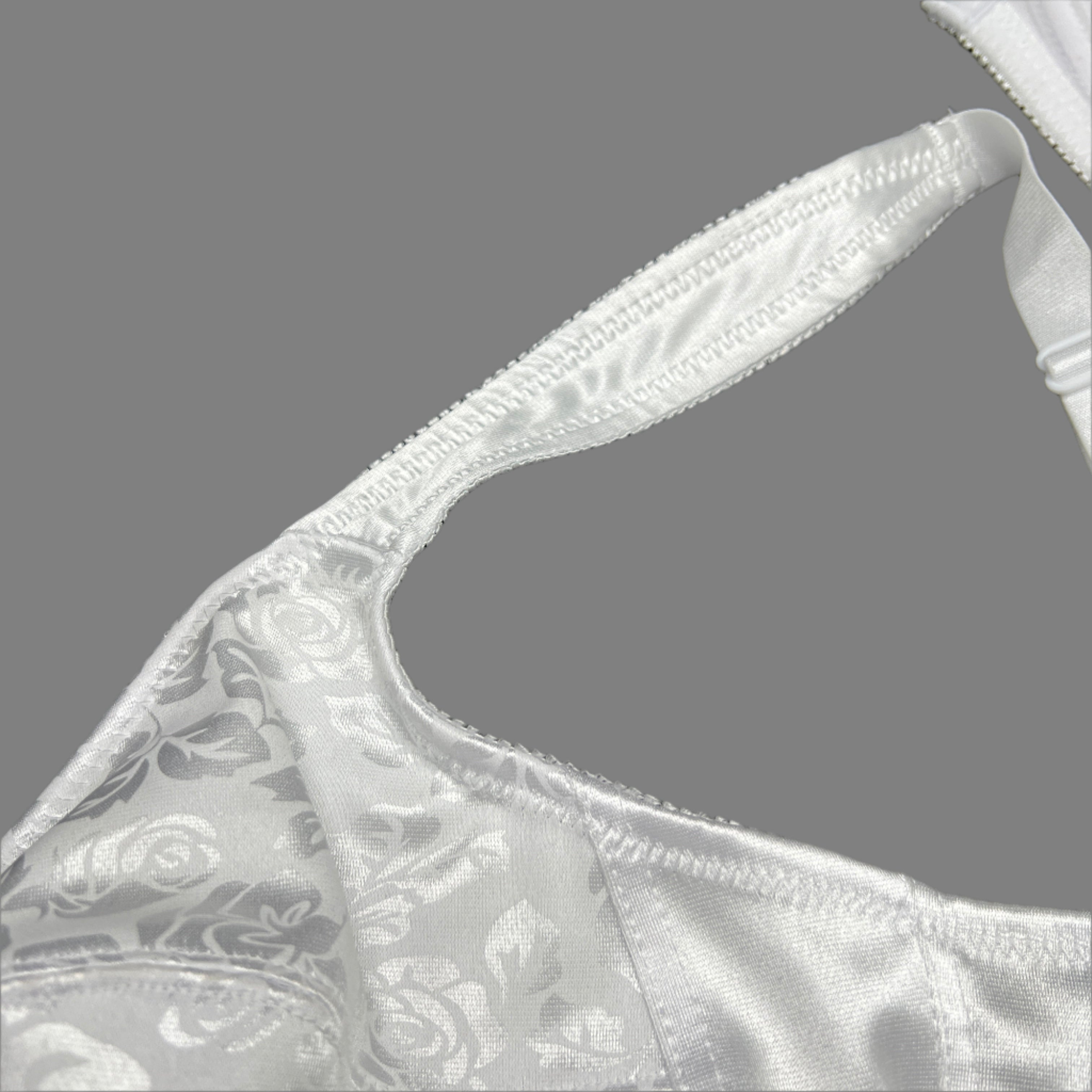 Losha Front-Opening Minimizer Bra – White
