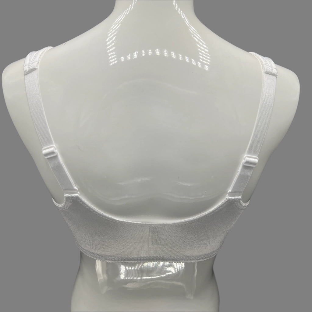 Losha Front-Opening Minimizer Bra – White