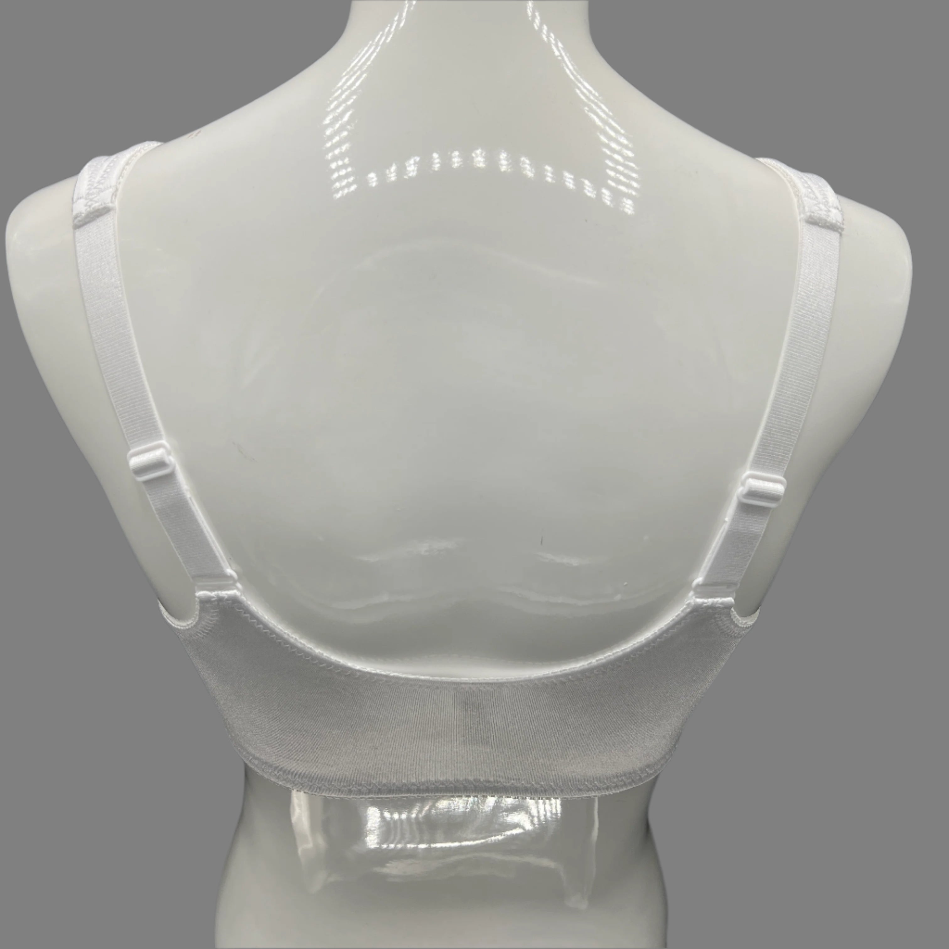 Losha Front-Opening Minimizer Bra – White