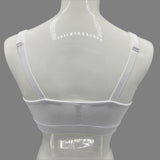 Losha Doppellagiger Still-BH mit seitlichem Halt – Weiß