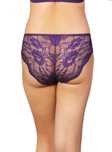 Butterfly Back BH mit Spitzenpanty SET – Parachute Purple