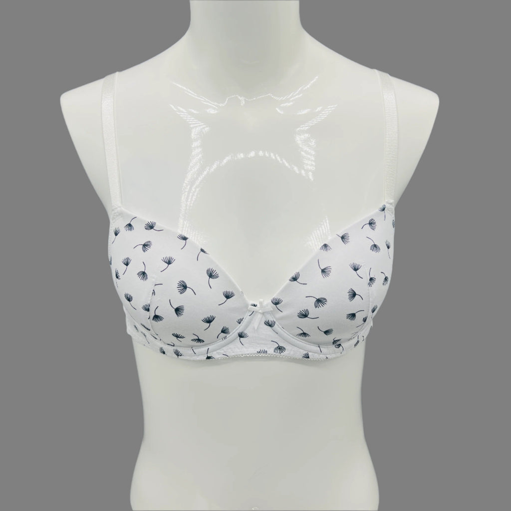 Losha Lightly Padded Cotton Underwire T-Shirt Bra – Tree (Green)
