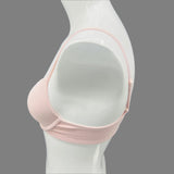 Losha Plunge Lightly Padded Underwire Cotton T-Shirt Bra – Blush