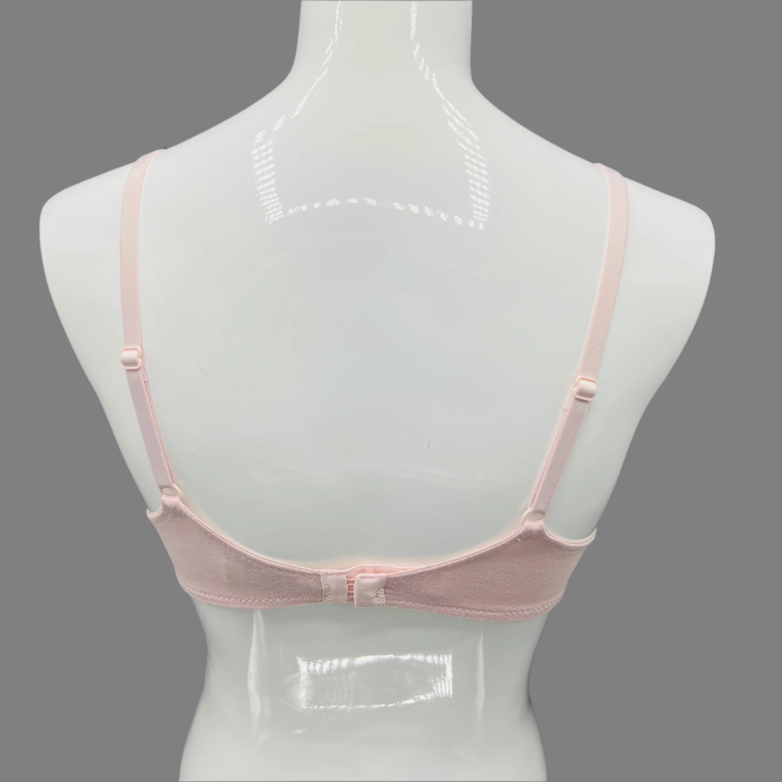 Losha Plunge Lightly Padded Underwire Cotton T-Shirt Bra – Blush