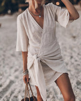 Solara Tie-Wrap Dress