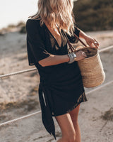 Solara Tie-Wrap Dress