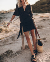 Solara Tie-Wrap Dress