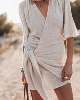 Solara Tie-Wrap Dress