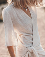 Solara Tie-Wrap Dress