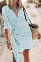 Solara Tie-Wrap Dress