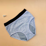 PACK OF 2 LOSHA SUPER SOFT COTTON HIGH-WAIST PERIOD BRIEFS - ASSORTED