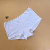 SUPER WEICHER BAUMWOLL-BOYSHORTS-SLIP - WEISS