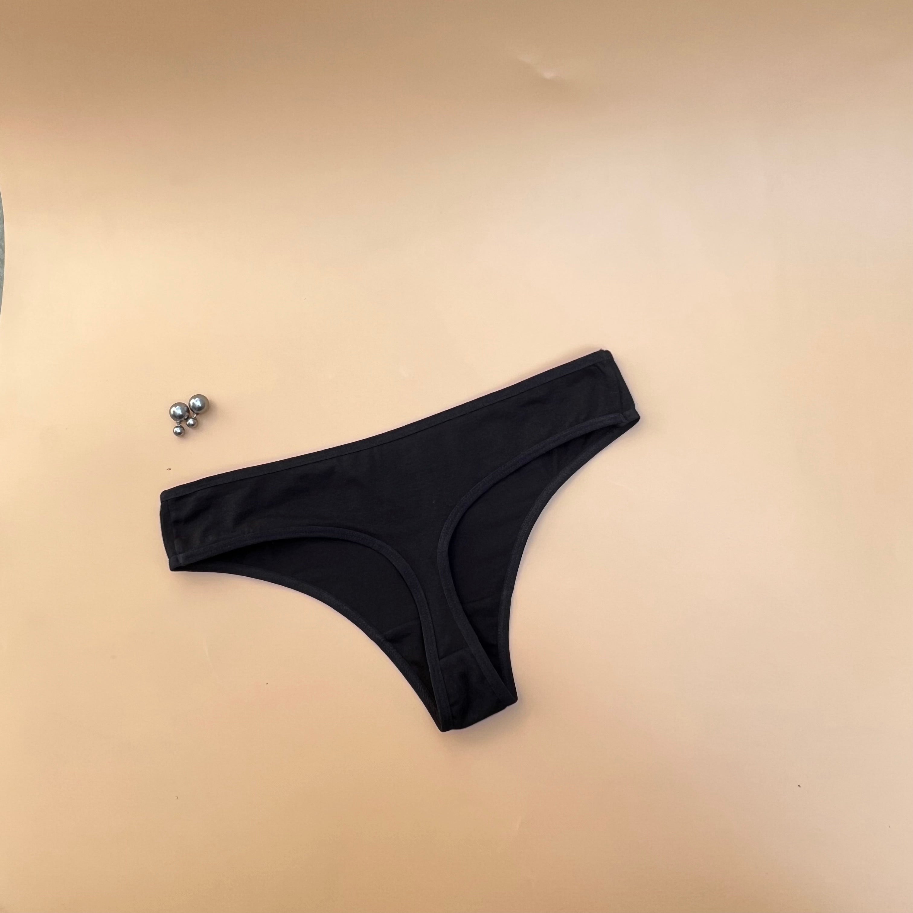 PACK OF 3 SUPER SOFT COTTON THONGS - ASSORTED