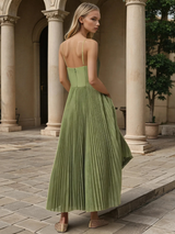 Lorelei™ | Dress with emerald green elegance