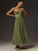 Lorelei™ | Dress with emerald green elegance