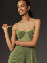 Lorelei™ | Dress with emerald green elegance
