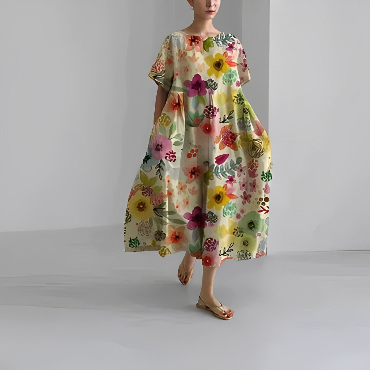 Ceryn™ | Graceful floral dress