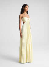 Sienna™ | Pleated Sunrise Evening Gown