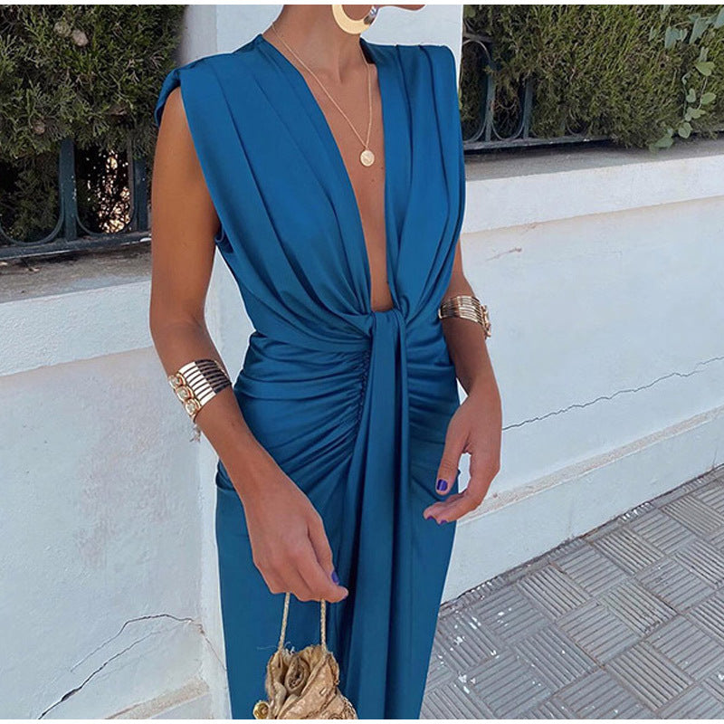 Crocetta™ | Elegant neckline dress