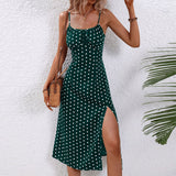 Jasmine™ | Chic Polka Midi