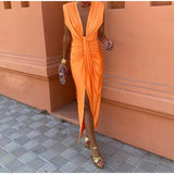 Crocetta™ | Elegant neckline dress