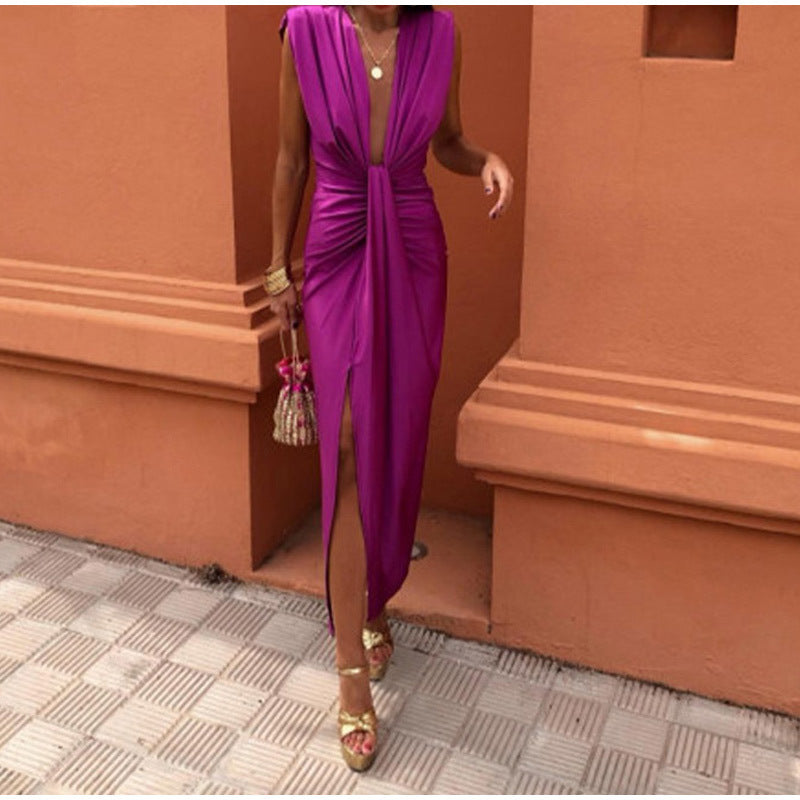Crocetta™ | Elegant neckline dress