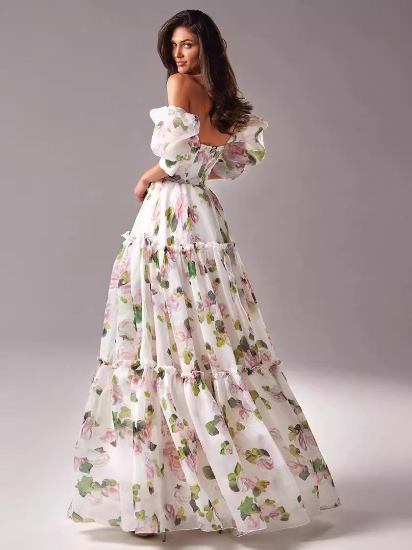 Natalia™ | Radiant Floral Dress
