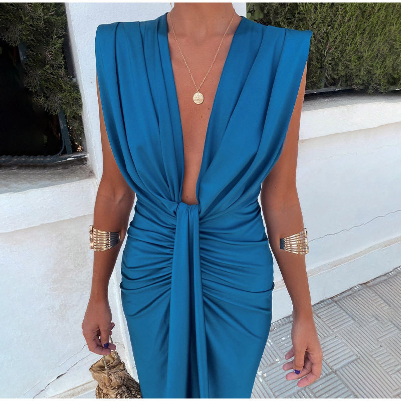 Crocetta™ | Elegant neckline dress