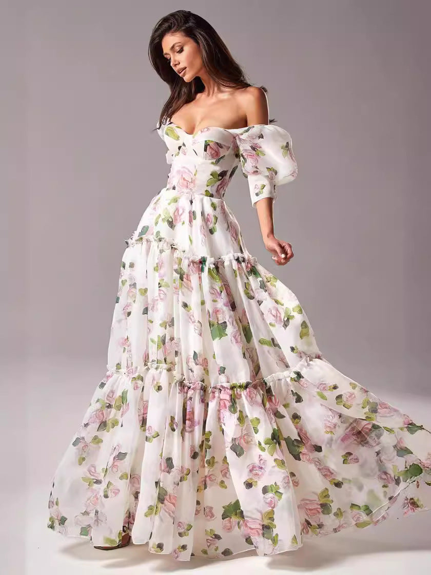 Natalia™ | Radiant Floral Dress
