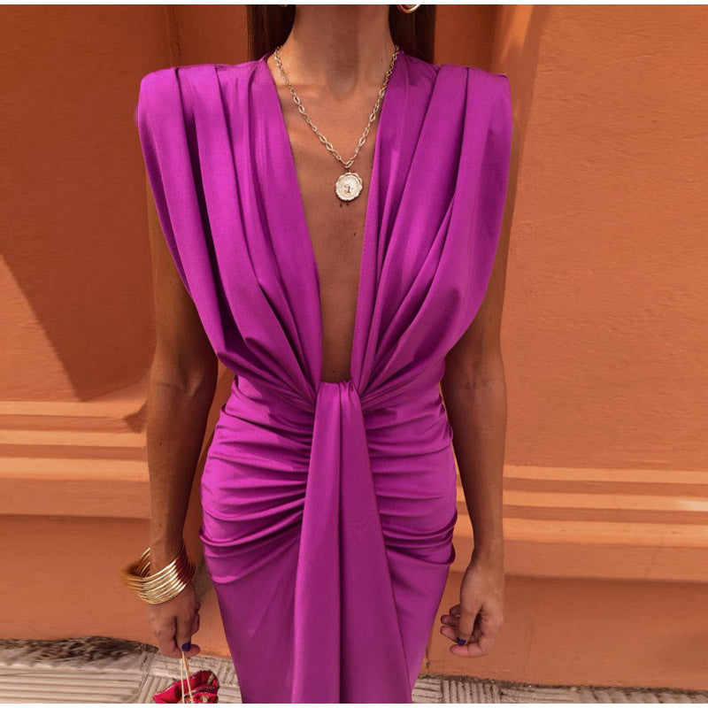 Crocetta™ | Elegant neckline dress