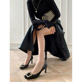 Cyvanna™ | Chic patchwork pumps