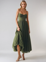 Lorelei™ | Dress with emerald green elegance
