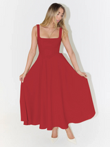 Lucinda™ | Kleid in purpurroter Eleganz