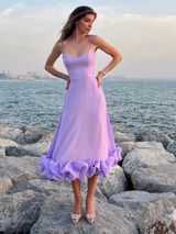 Violet™ | Elegant ruffle dress