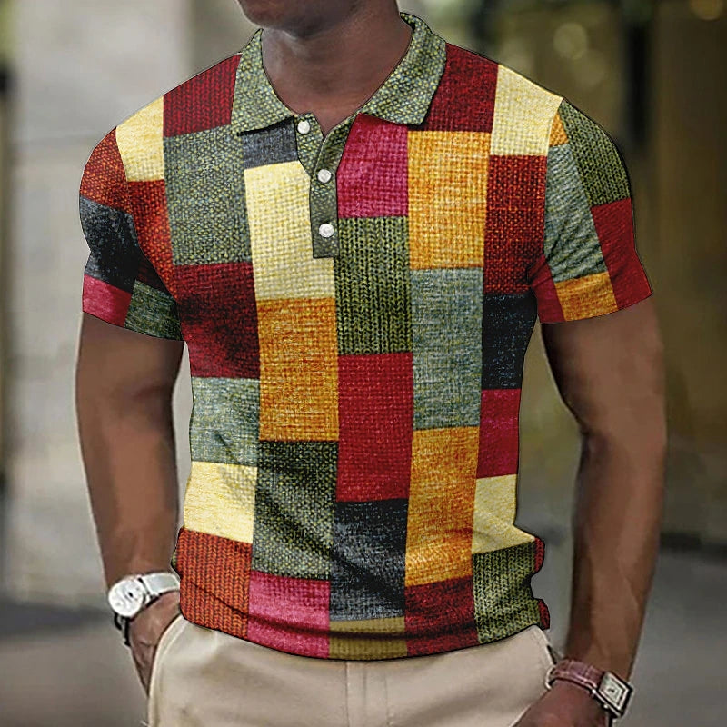 Ronan™ | Stylish polo shirt in multicolor