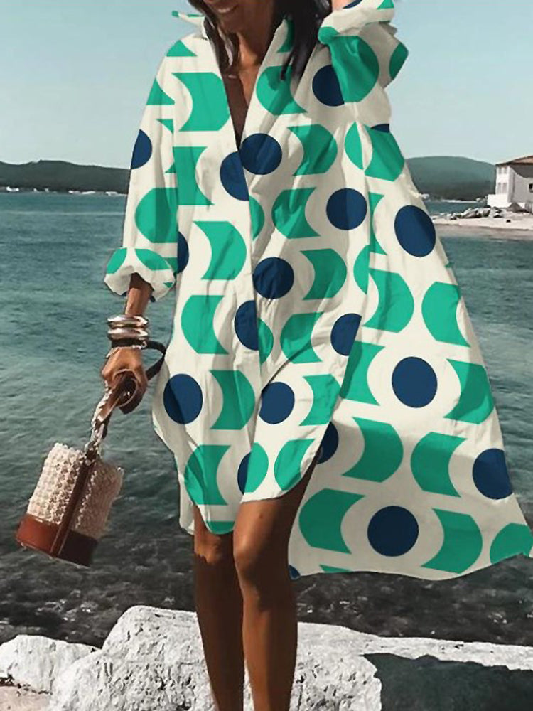 Zanira™ | Kleid mit Knopfleiste