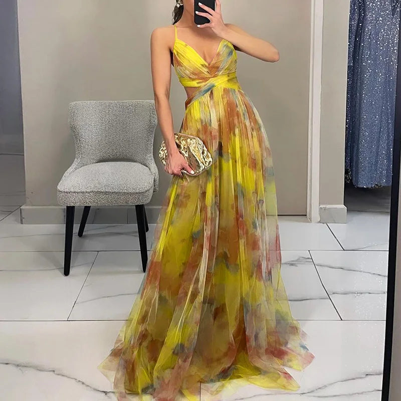 Lunesa™ | Floral maxi dress
