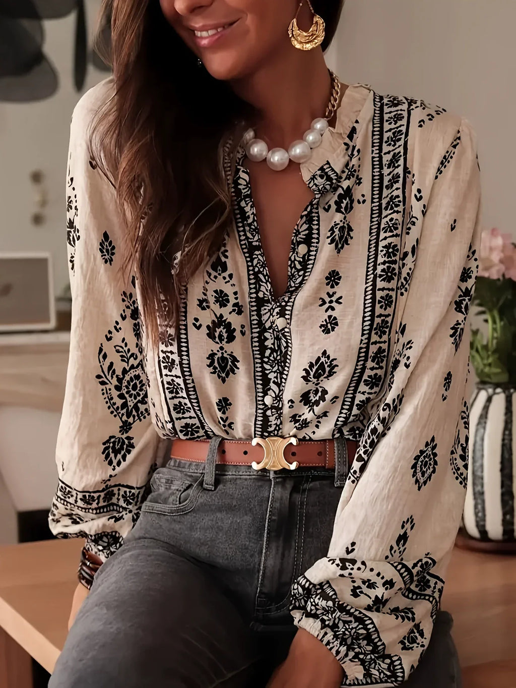 Wild Sage Bluse