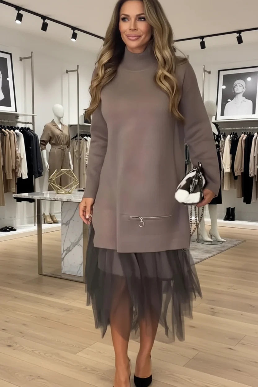 ADÉLIA™ | ZIPPER DETAIL DRESS