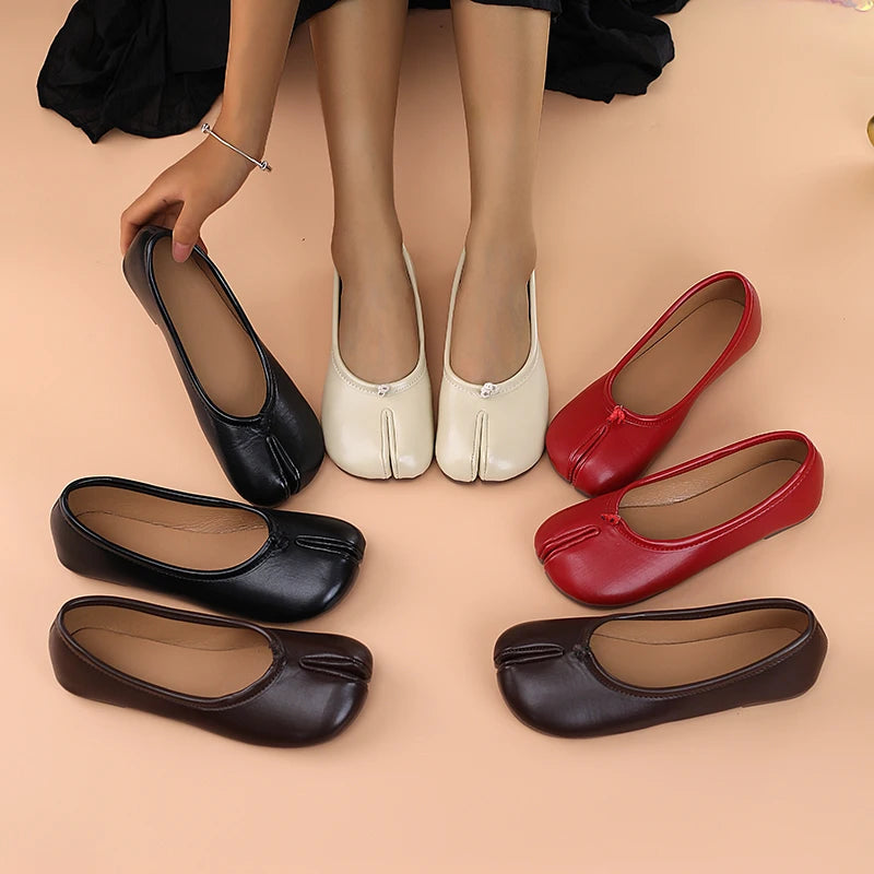 Mira Soft Leather Loafers