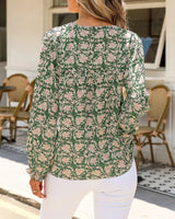 Rue Ethnic Floral Blouse