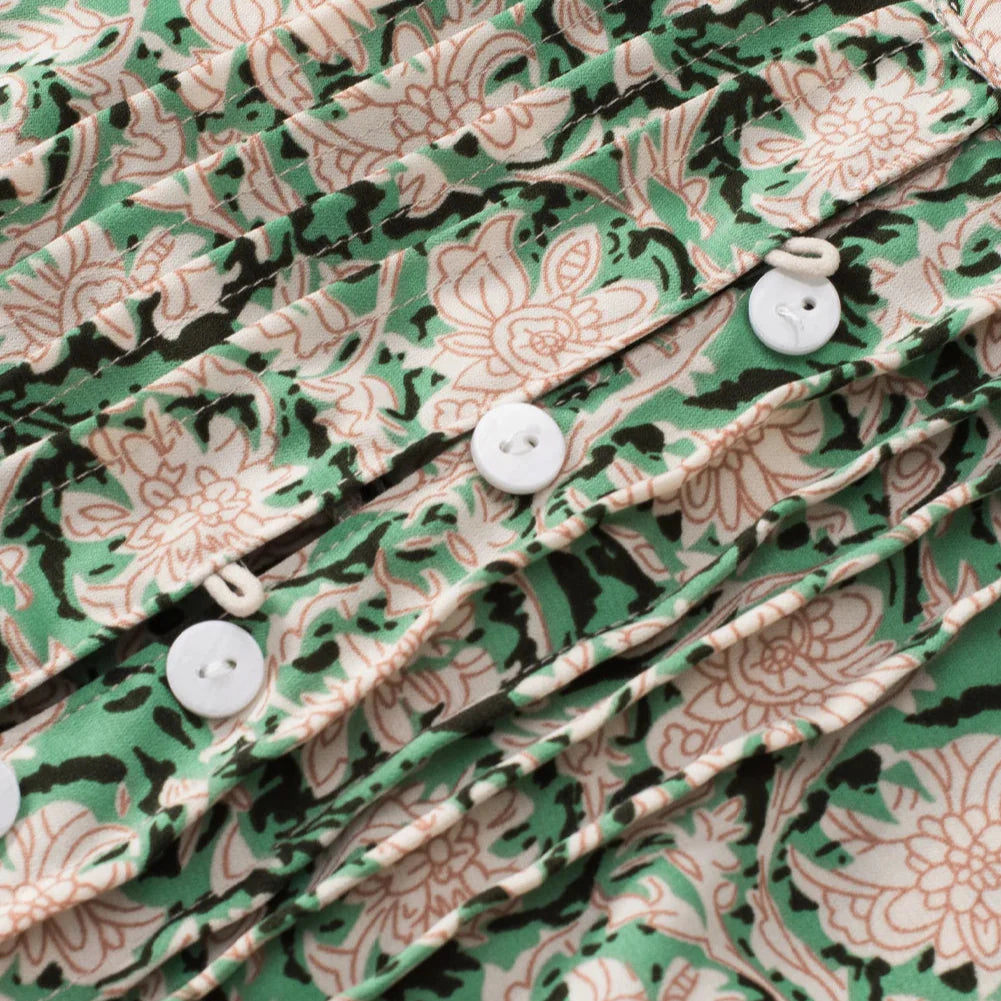 Rue Ethnic Floral Bluse
