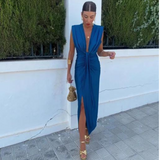 Crocetta™ | Elegant neckline dress