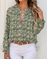 Rue Ethnic Floral Blouse