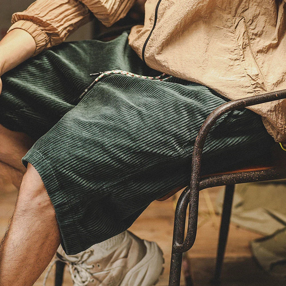 Halsten™ | Loose-fitting corduroy shorts
