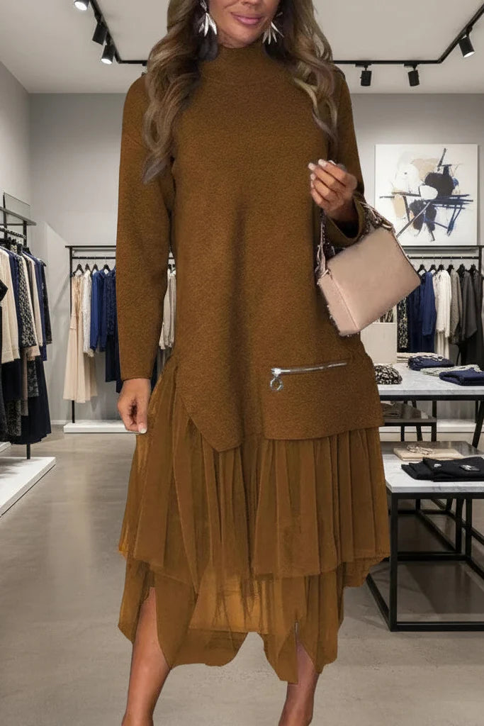 ADÉLIA™ | ZIPPER DETAIL DRESS